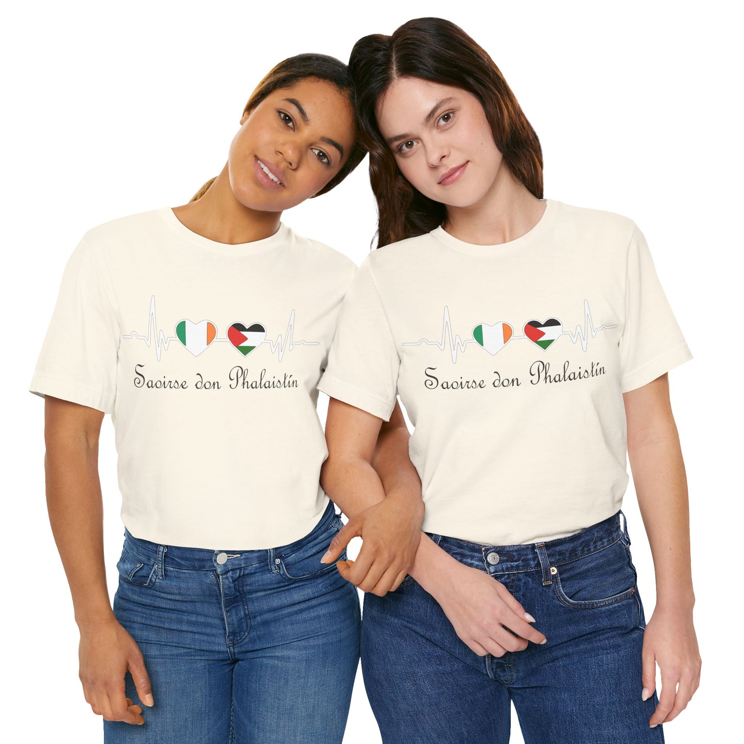 Ireland Supports Palestine T-Shirt | Saoirse don Phalaistín Tee | Free Palestine Shirt