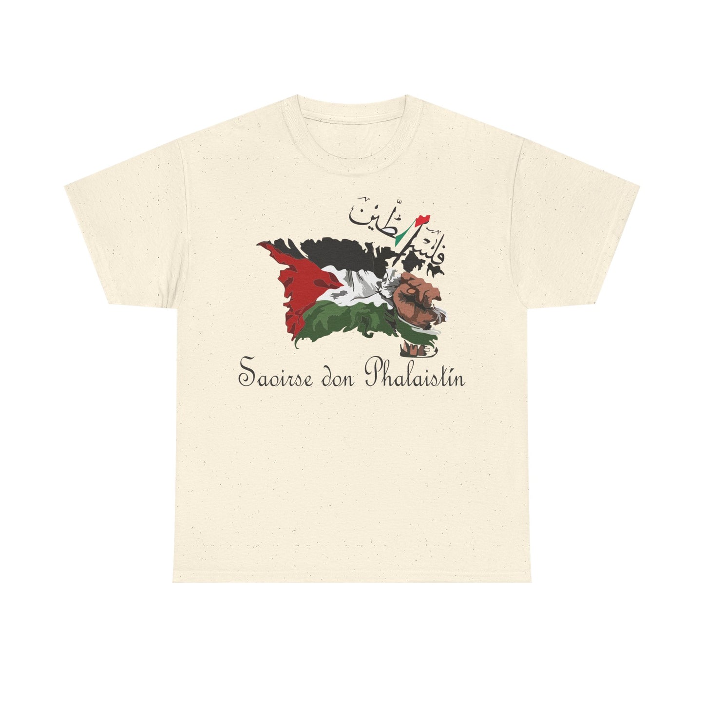 Saoirse don Phalaistín Unisex Tee | Free Palestine T-Shirt | Irish Solidarity Shirt | Human Rights Political Statement Tee