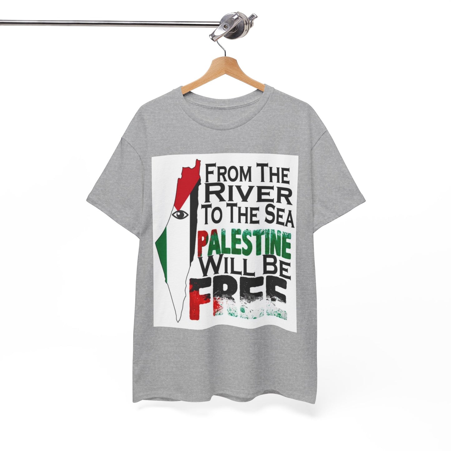 Free Palestine T-Shirt | Palestine Will Be Free Tee | Gaza Solidarity Shirt | Political Statement | Pro-Human Rights Unisex Top