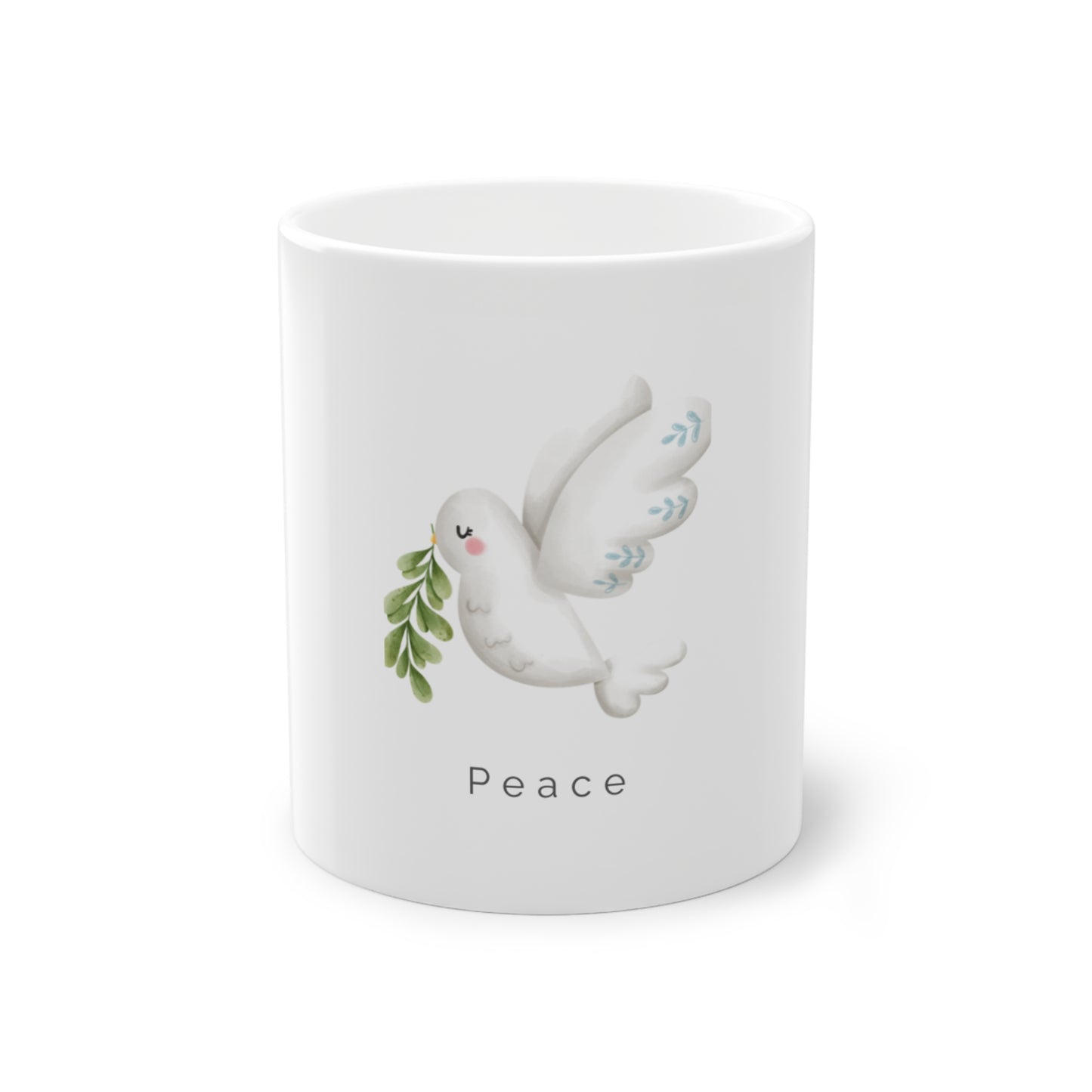 White Dove Peace Mug – Symbol of Hope & Harmony