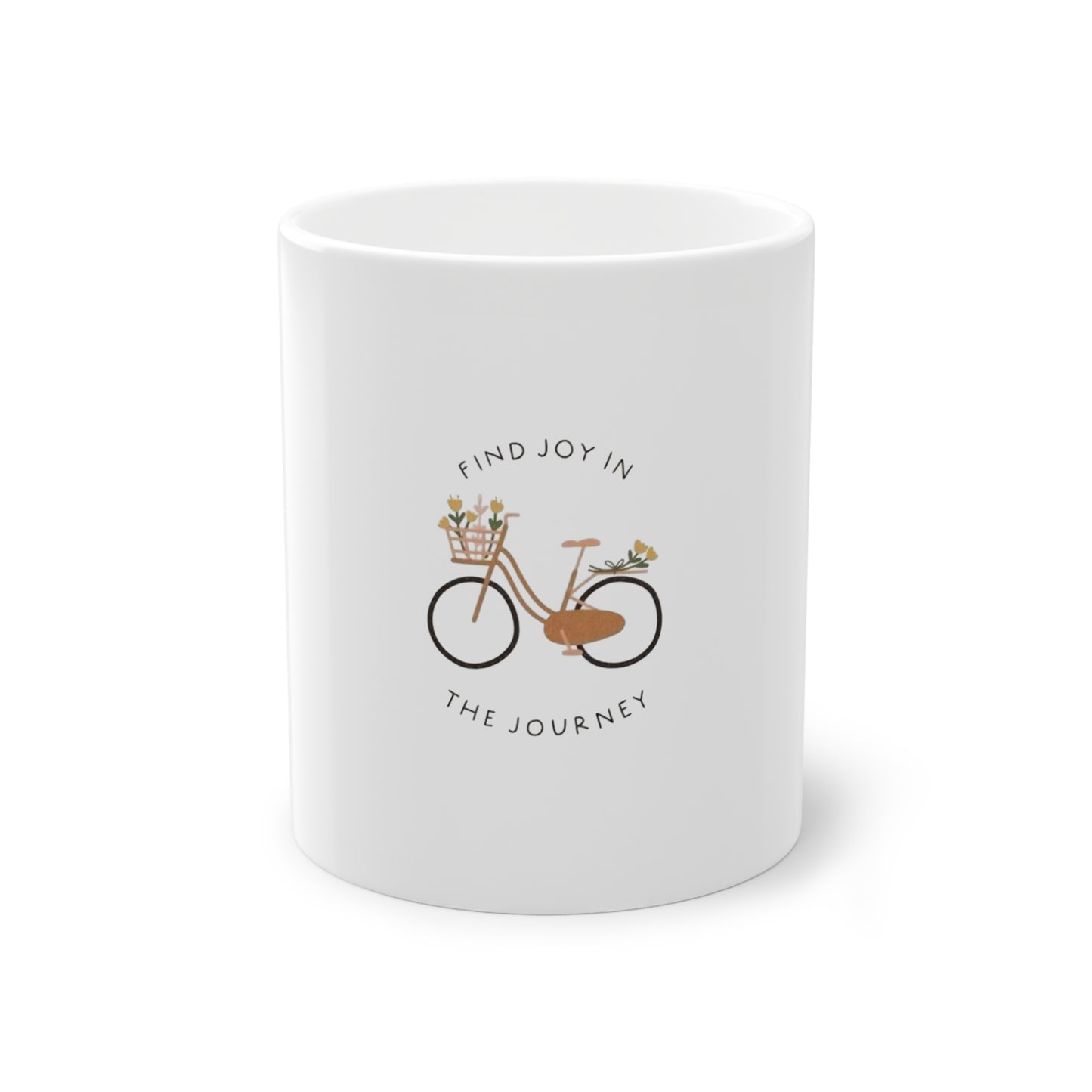 Find Joy in the Journey Mug – Bicycle Design
