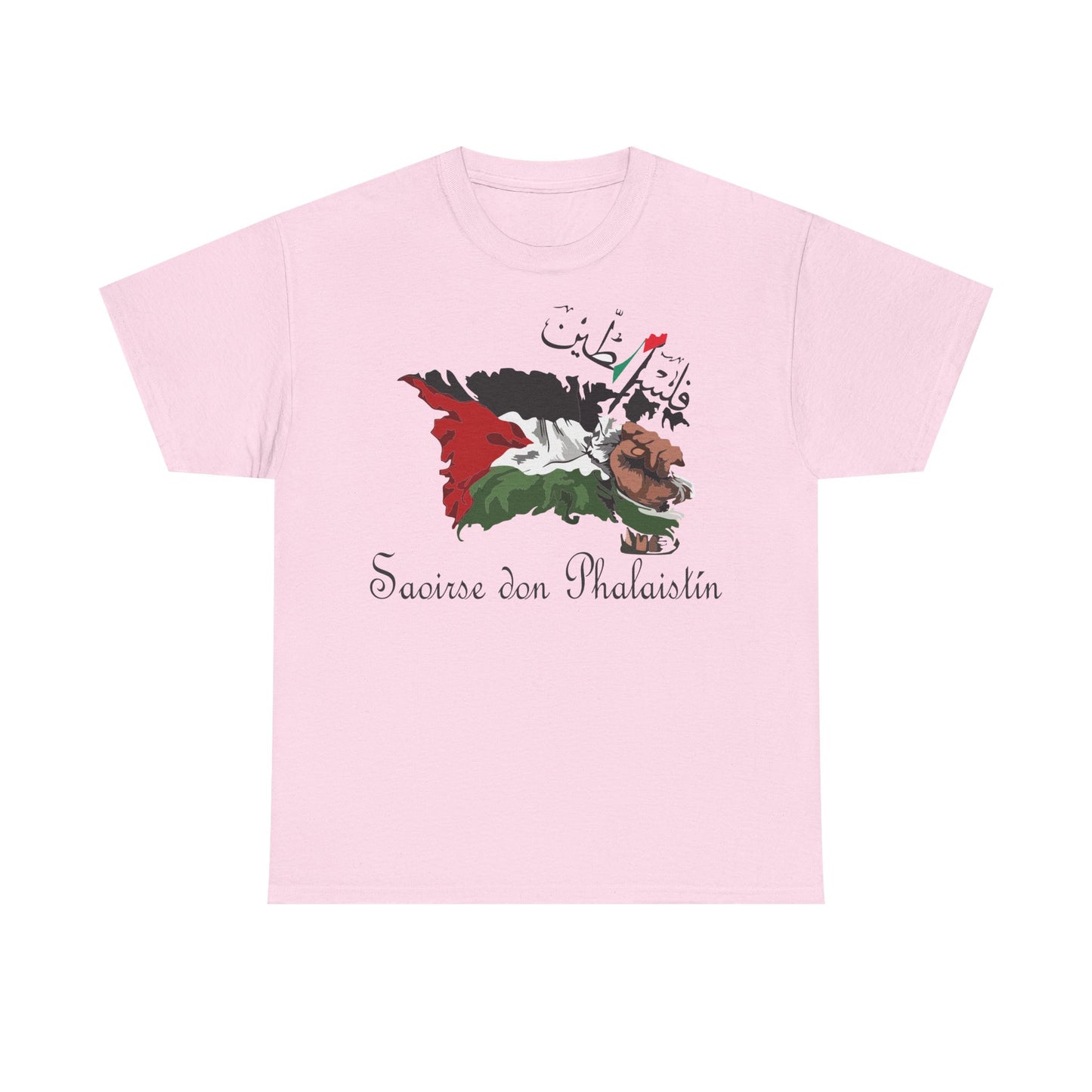 Saoirse don Phalaistín Unisex Tee | Free Palestine T-Shirt | Irish Solidarity Shirt | Human Rights Political Statement Tee