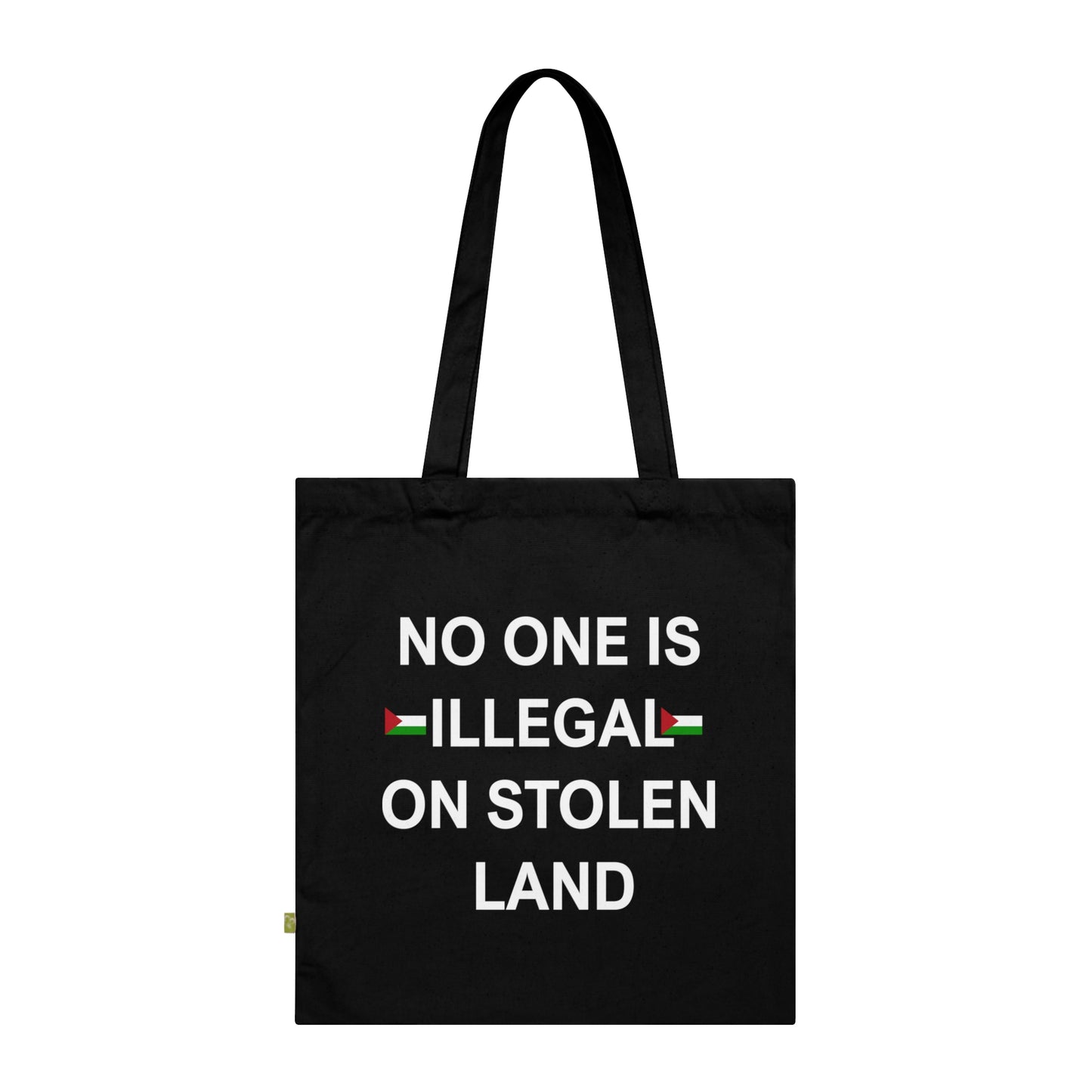Free Palestine Tote Bag | No One Is Illegal on Stolen Land | Protest Tote | Human Rights Gift | Ethical Activist Bag | Political Statement