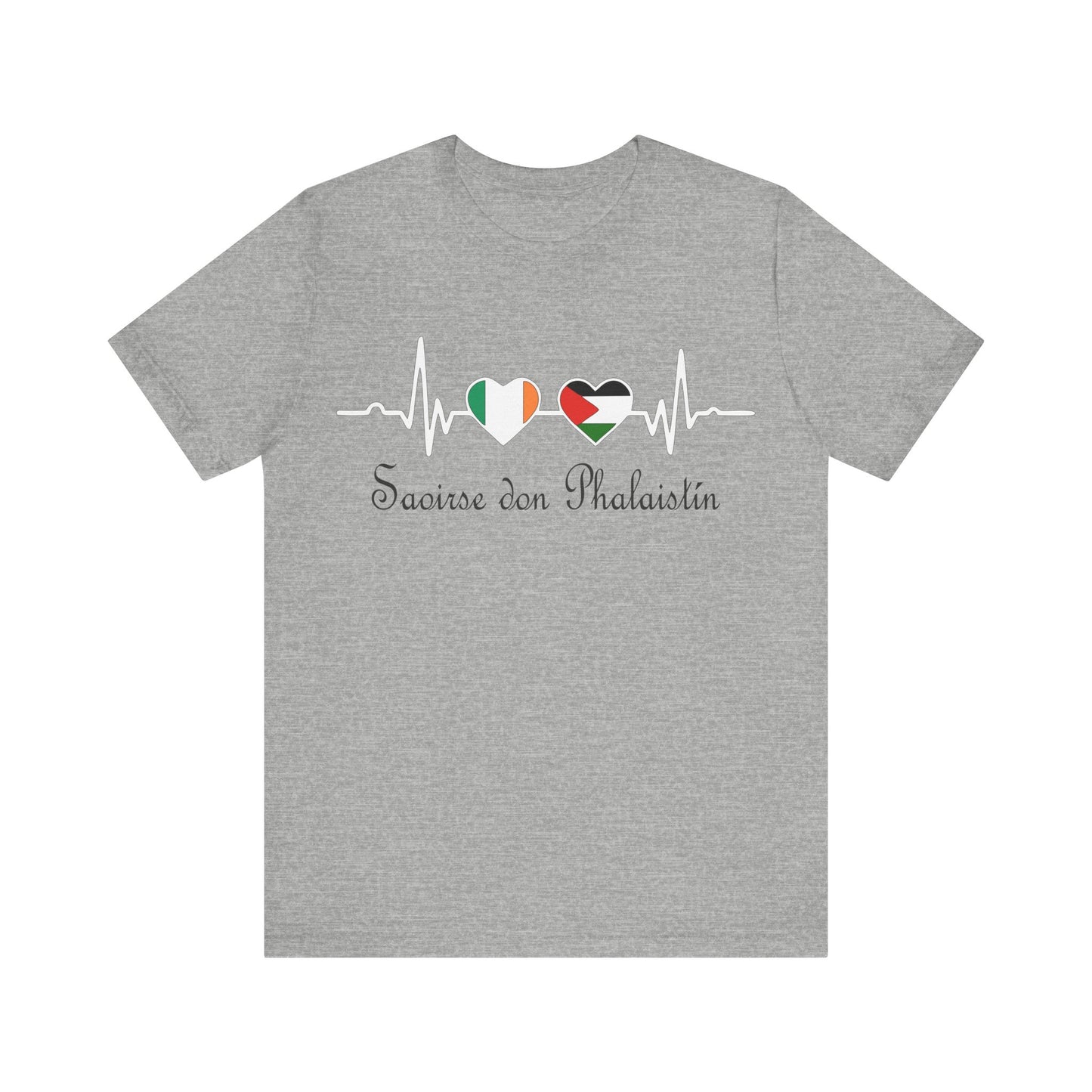 Ireland Supports Palestine T-Shirt | Saoirse don Phalaistín Tee | Free Palestine Shirt