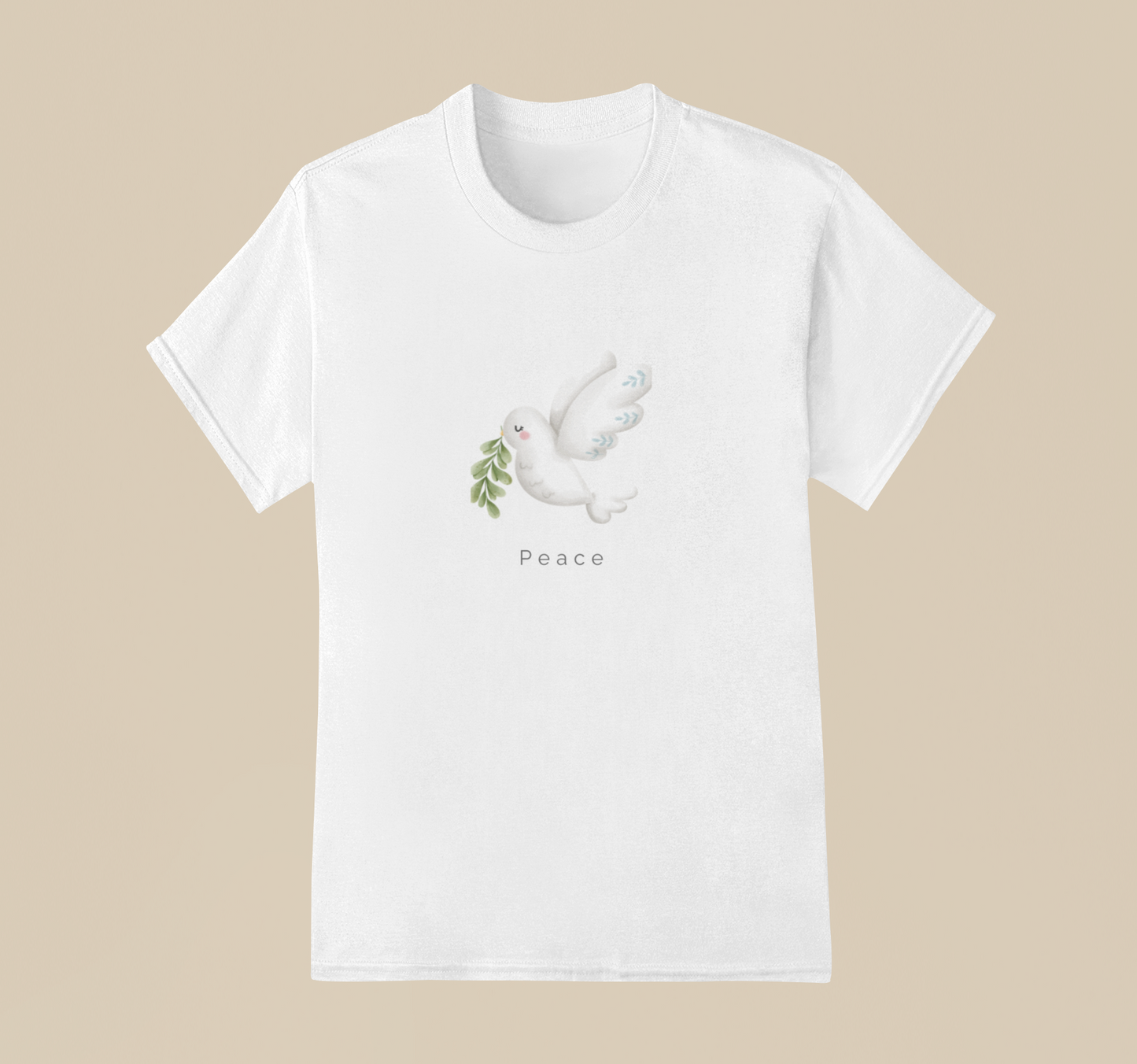 Peace Dove T-Shirt | Gentle Strength & Unity Tee | Ethical Apparel for Hopeful Hearts